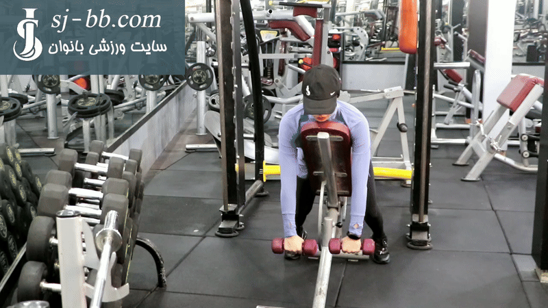 زیربغل دمبل میز شیبدار زیربغل دمبل میز شیبدار